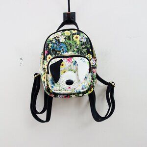 Betsey Johnson Dog/Puppy Floral Multicolor Mini Backpack NWOT!